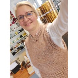 PetiteKnit - Holiday Slipover, med hndfarvet garn