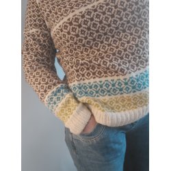 Louise Harden Design - Idun - Silke/Uld - Rhvid