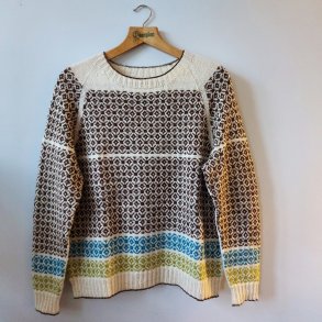 Louise Harden Design - Idun - Silke/Uld - Rhvid