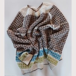 Louise Harden Design - Idun - Silke/Uld - Rhvid