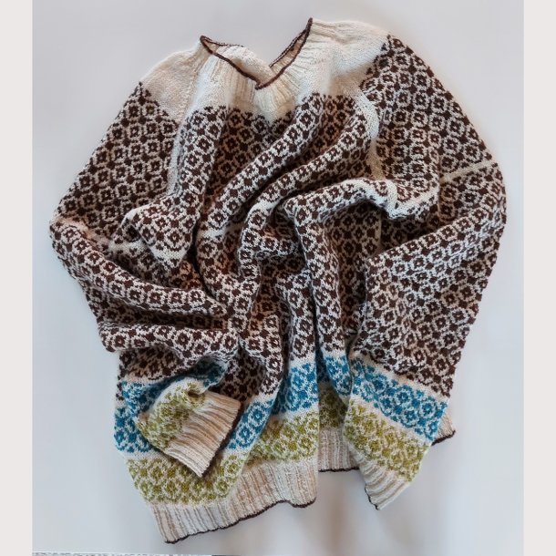 Louise Harden Design - Idun - Silke/Uld - Rhvid