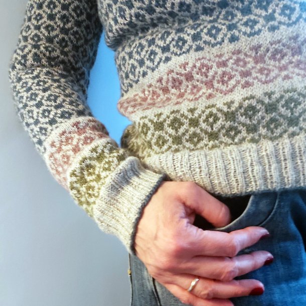 Louise Harden Design - Idun - Silke/Uld - Gr