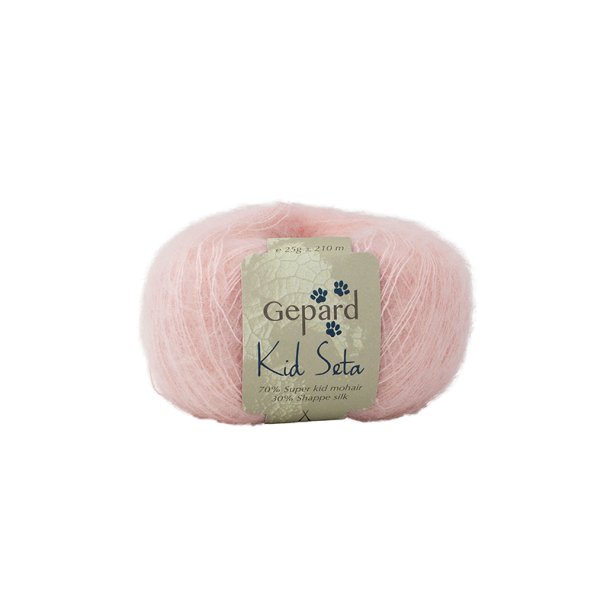 Gepard Garn Kid Seta - 413 Sart rosa
