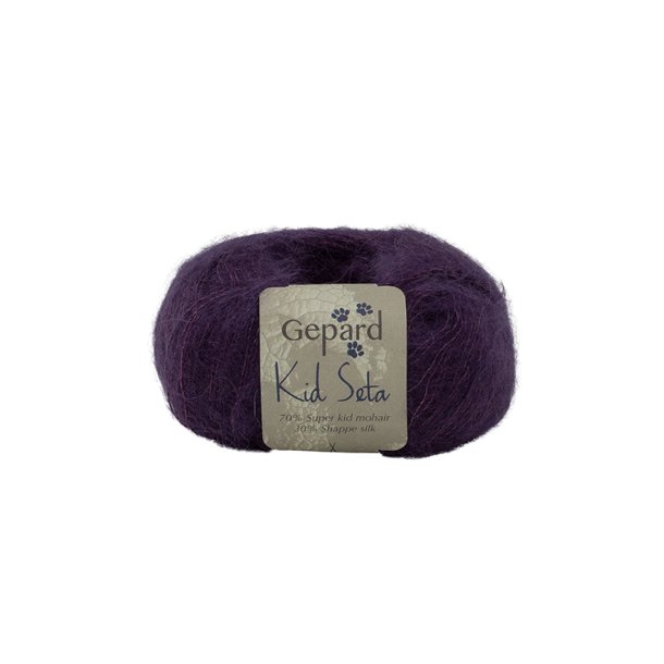 Gepard Garn Kid Seta - 928 Mrk Lilla