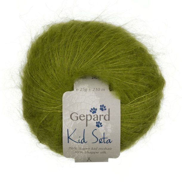 Gepard Garn Kid Seta - 1005 L�v Gr�n