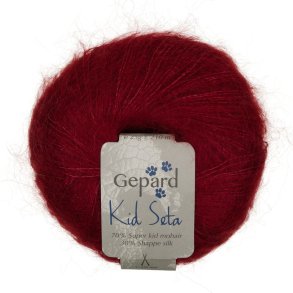 Gepard Garn Kid Seta - 1006 Vin r�d