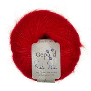 Gepard Garn Kid Seta - 1008 R�d