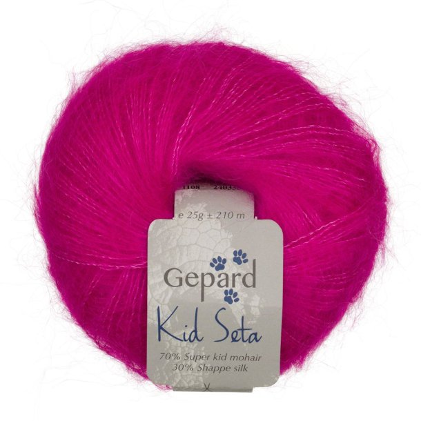 Gepard Garn Kid Seta - 1108 Ultra pink