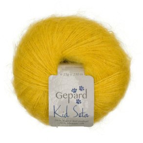 Gepard Garn Kid Seta - 1109 Lys Okker