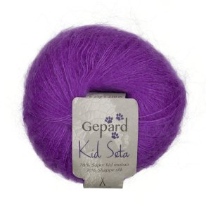 Gepard Garn Kid Seta - 1113 Lilla
