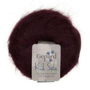 Gepard Garn Kid Seta - 1332 Aubergine