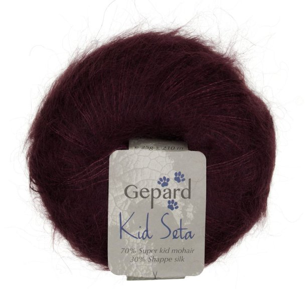 Gepard Garn Kid Seta - 1332 Aubergine