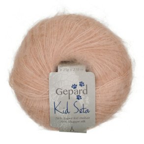 Gepard Garn Kid Seta - 206 Fersken