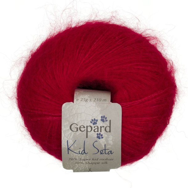 Gepard Garn Kid Seta - 333 Hindb�r