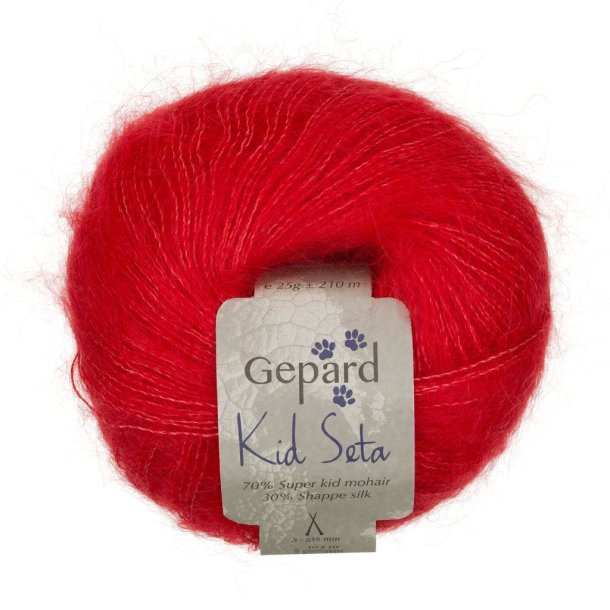 Gepard Garn Kid Seta - 409 Blod appelsin