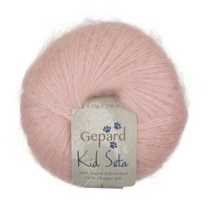 Gepard Garn Kid Seta - 413 Sart rosa