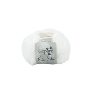 Gepard Garn Kid Seta - 416 Hvid