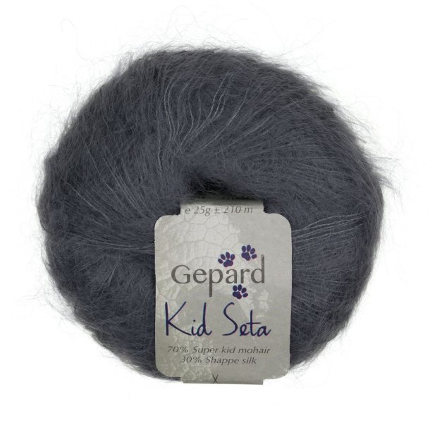 Gepard Garn Kid Seta - 422 Antracit
