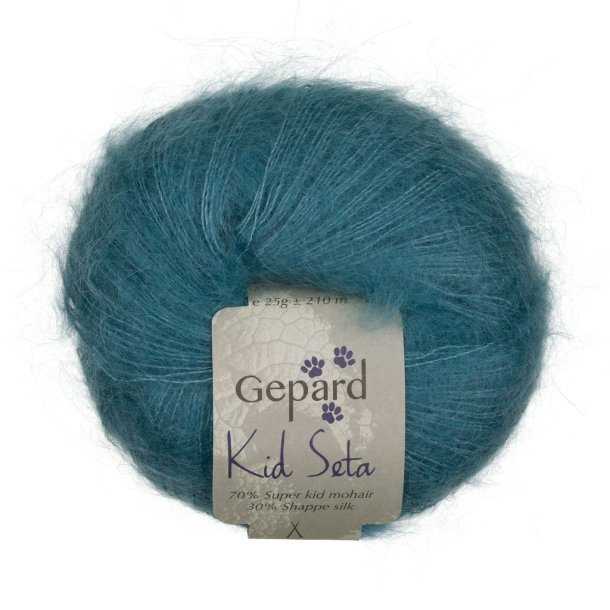 Gepard Garn Kid Seta - 467 St�vet Petrol