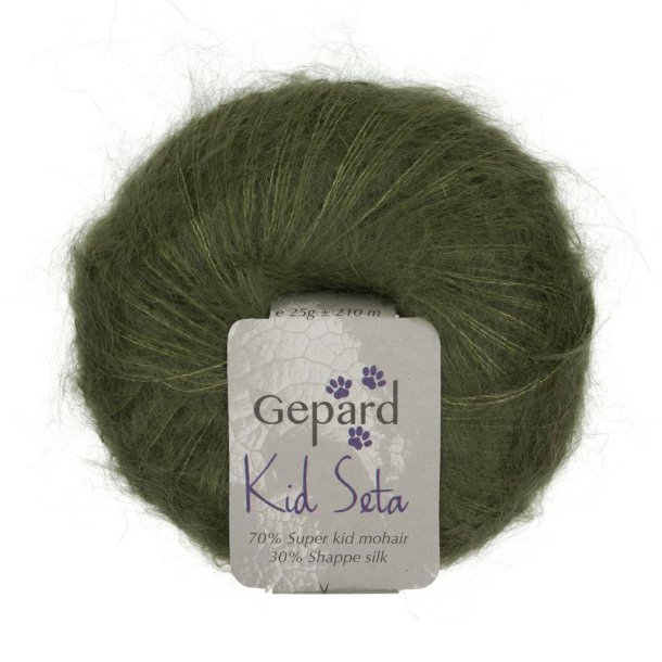 Gepard Garn Kid Seta - 470 Oliven