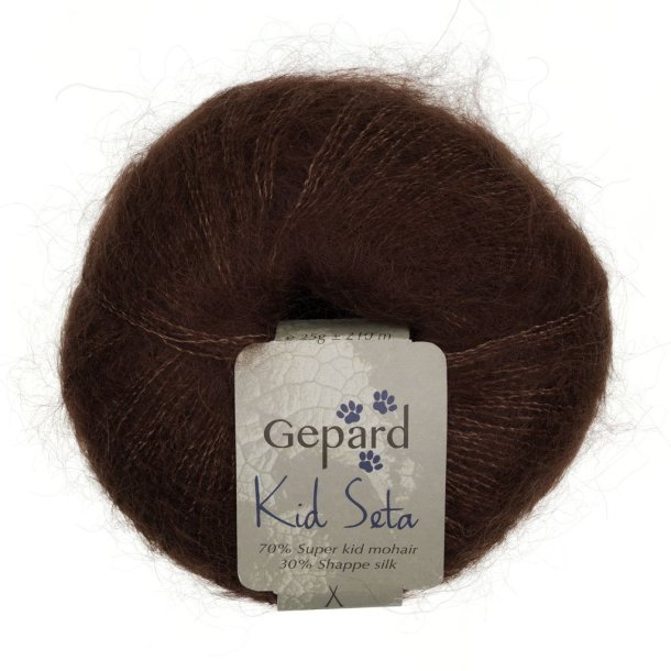 Gepard Garn Kid Seta - 485 M�rk Valn�d