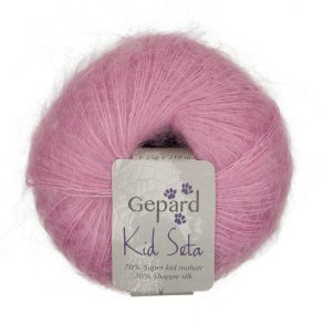 Gepard Garn Kid Seta - 488 Old Rose