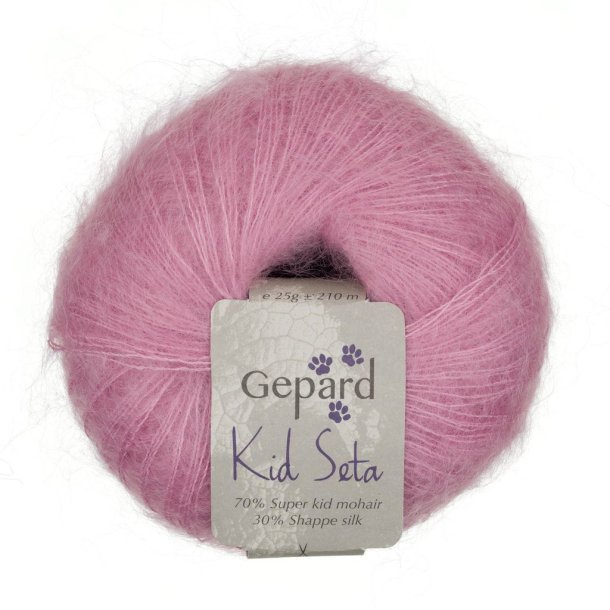 Gepard Garn Kid Seta - 488 Old Rose