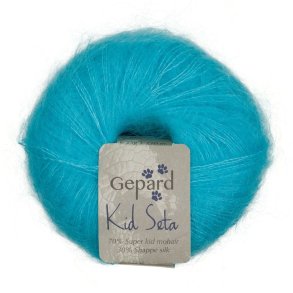 Gepard Garn Kid Seta - 728 Turkis