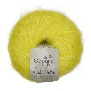 Gepard Garn Kid Seta - 810 Neon Gul