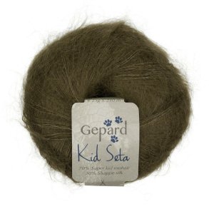 Gepard Garn Kid Seta - 860 St�vet Oliven