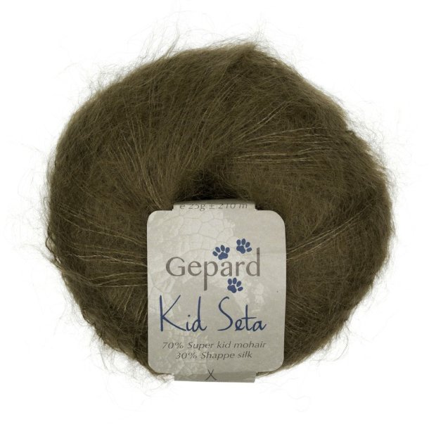 Gepard Garn Kid Seta - 860 St�vet Oliven