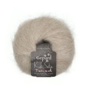 Gepard Garn - Kid Seta Tweed - 142 Nordisk Sne