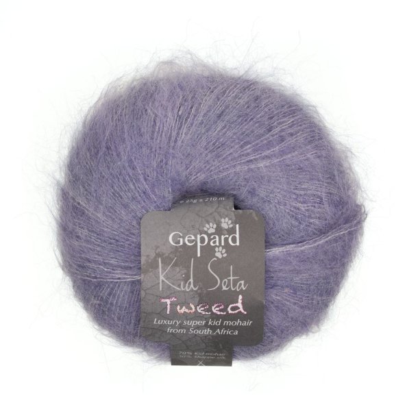 Gepard Garn - Kid Seta Tweed - 615 Japansk Bl�regn