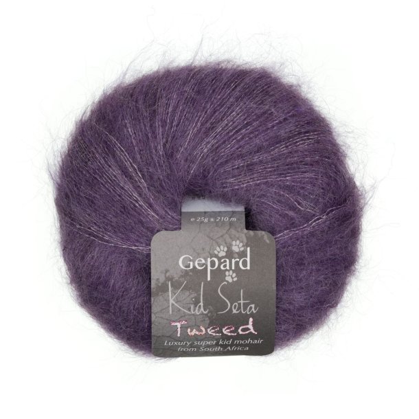 Gepard Garn - Kid Seta Tweed - 680 Prinsesse Syren