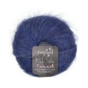 Gepard Garn - Kid Seta Tweed - 760 Bl� Fugl