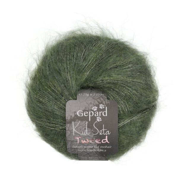 Gepard Garn - Kid Seta Tweed - 870 Sovende Skov