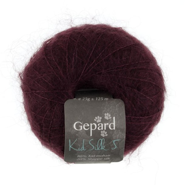 Gepard Garn - Kid Silk 5 - 1332 Aubergine