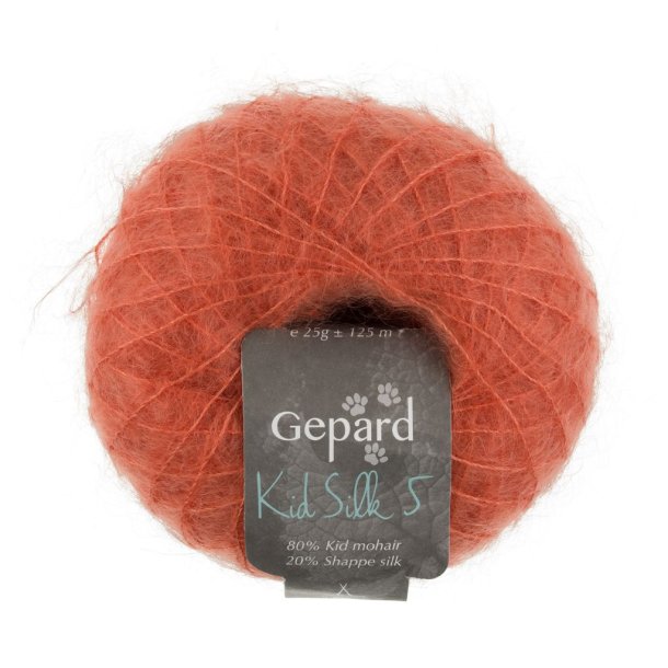 Gepard Garn - Kid Silk 5 - 1441 Orange
