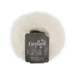 Gepard Garn - Kid Silk 5 - 406 Natur