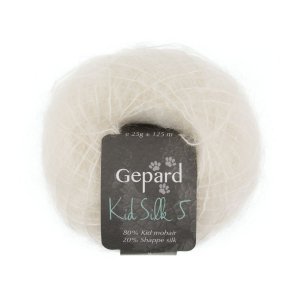 Gepard Garn - Kid Silk 5 - 406 Natur
