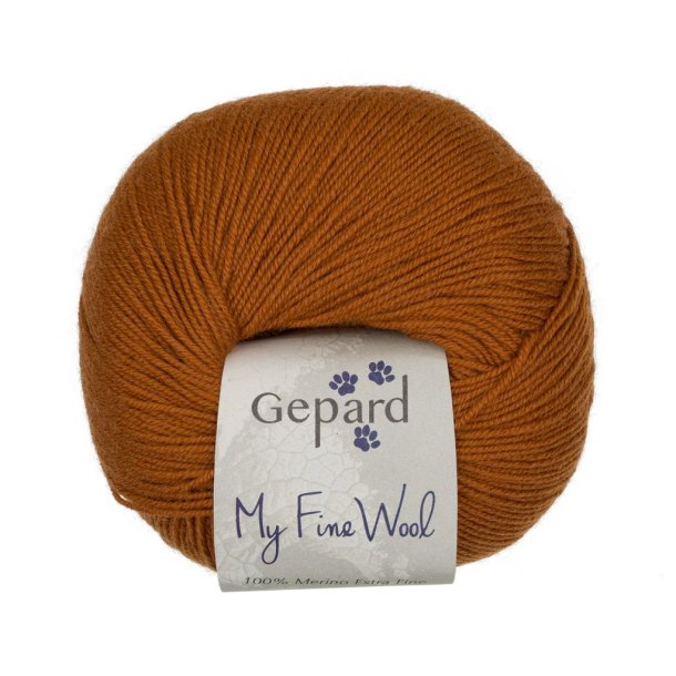 Gepard Garn My Fine Wool - 160 Brandy