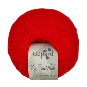 Gepard Garn My Fine Wool - 330 True Red