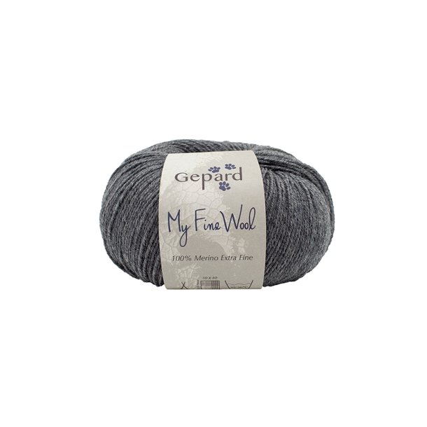 Gepard Garn My Fine Wool - 540 Mellemgr