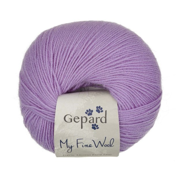 Gepard Garn My Fine Wool - 610 Lys Lilla