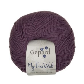 Gepard Garn My Fine Wool - 630 St�vet lilla