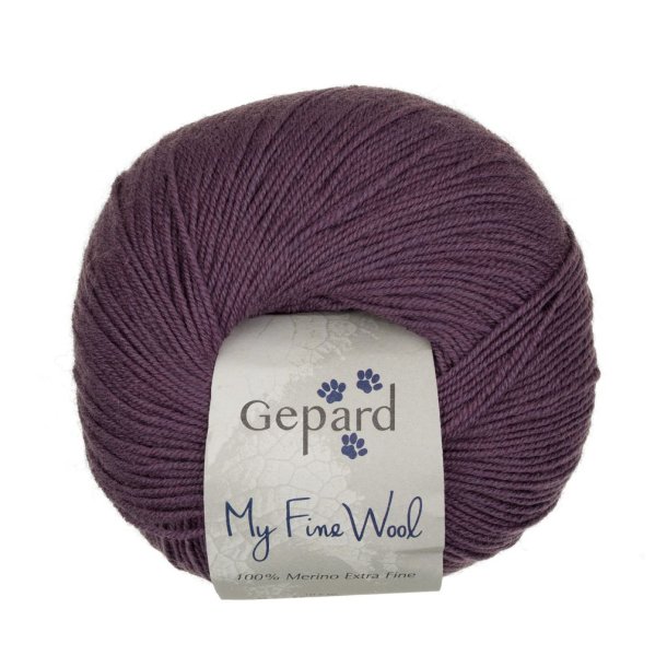 Gepard Garn My Fine Wool - 630 St�vet lilla