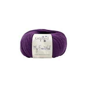 Gepard Garn My Fine Wool - 660 Mrk lilla