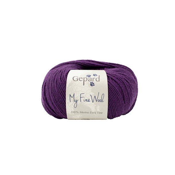 Gepard Garn My Fine Wool - 660 Mrk lilla