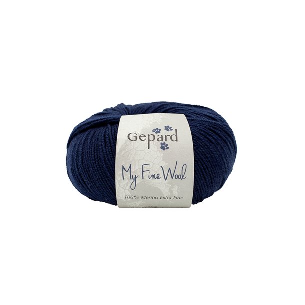 Gepard Garn My Fine Wool - 778 Midnatsbl