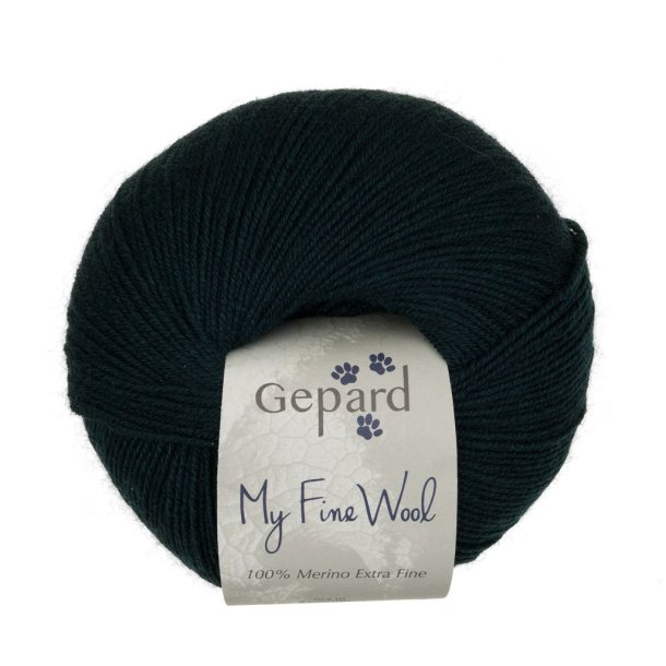 Gepard Garn My Fine Wool - 882 Midnatsgr�n